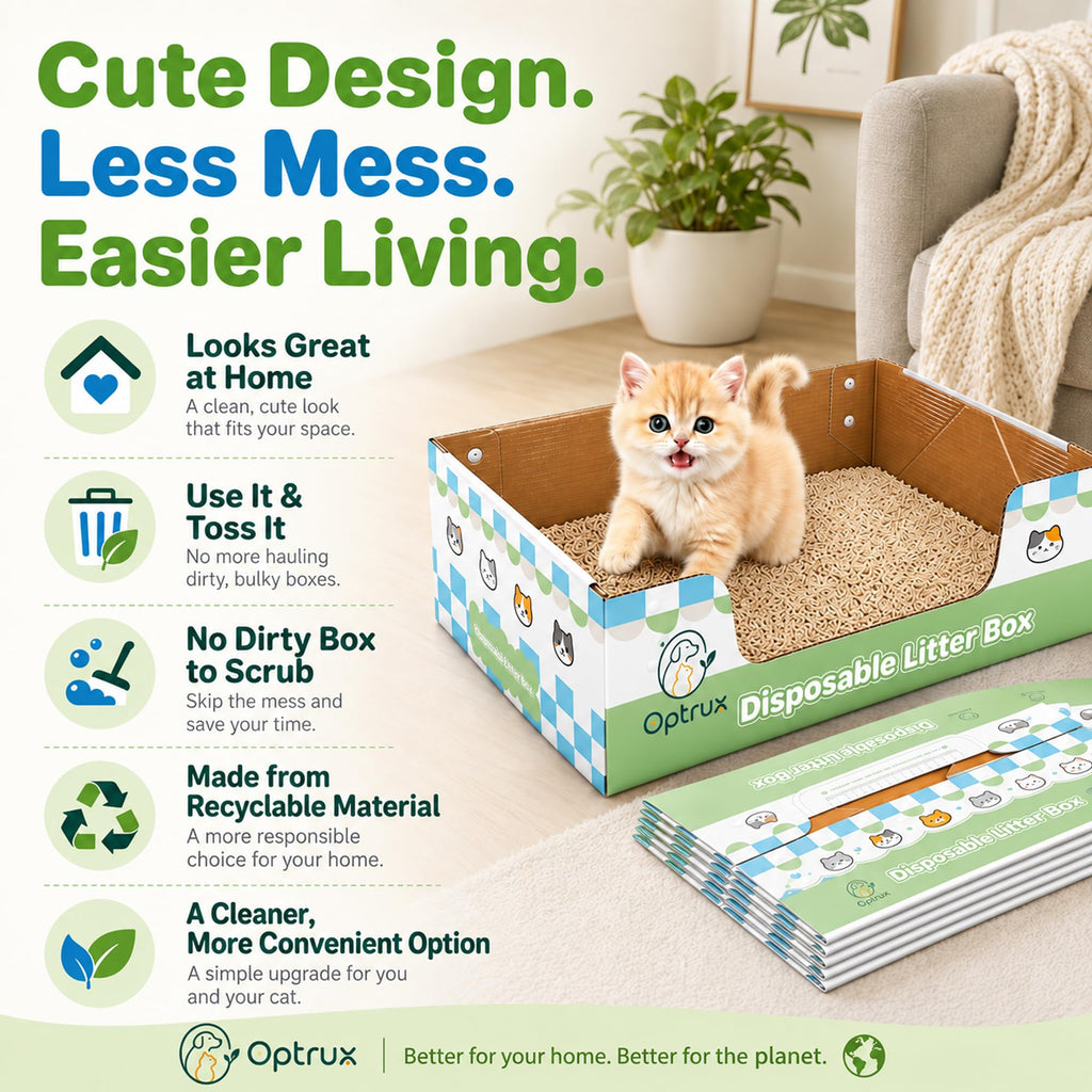 6-Pack Disposable Litter Box B9087