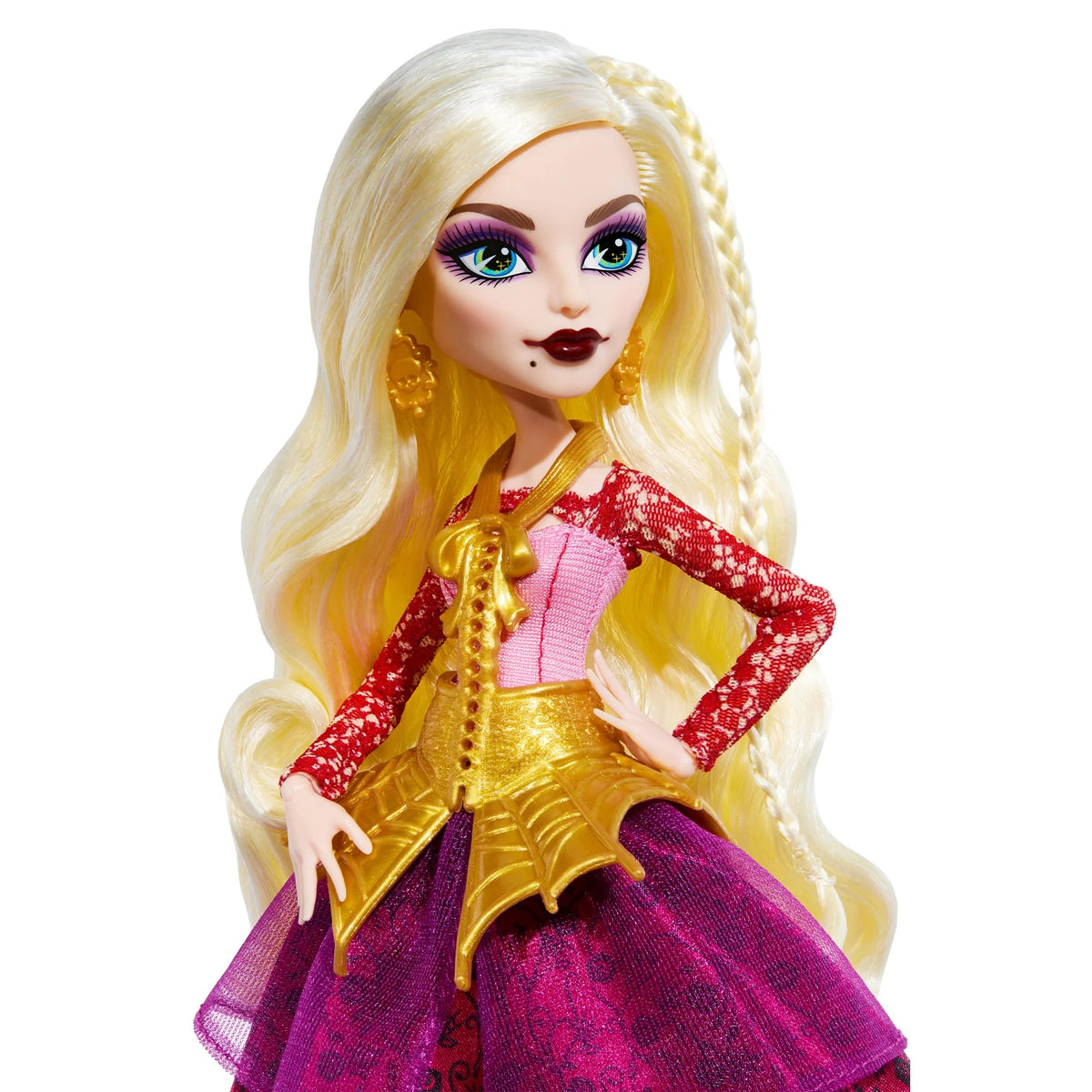 Dolls Set with Articulated Figures, Witchy Dresses, and Accessories N698