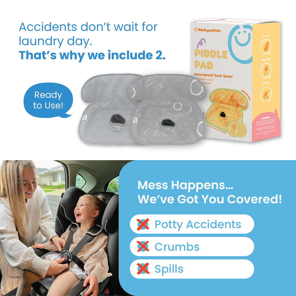 2-Pack Waterproof Machine Washable Car Seat Protector N4780