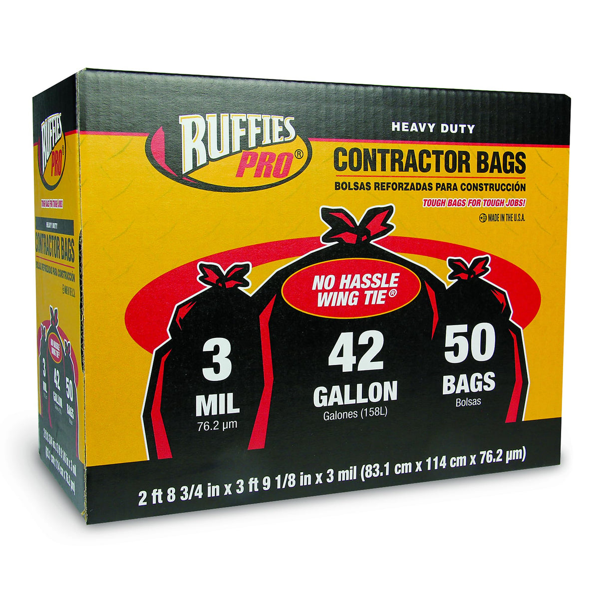 42-Gallon Heavy Duty Contractor Clean Up Bags A164729