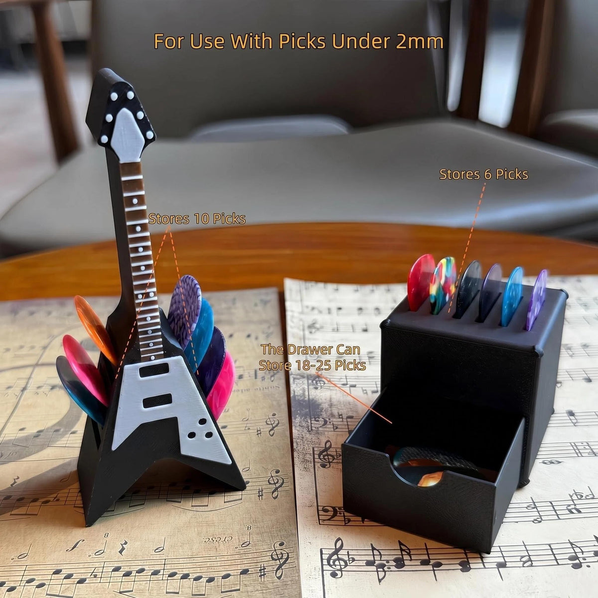 Guitar Picks Holder Box Set X13322