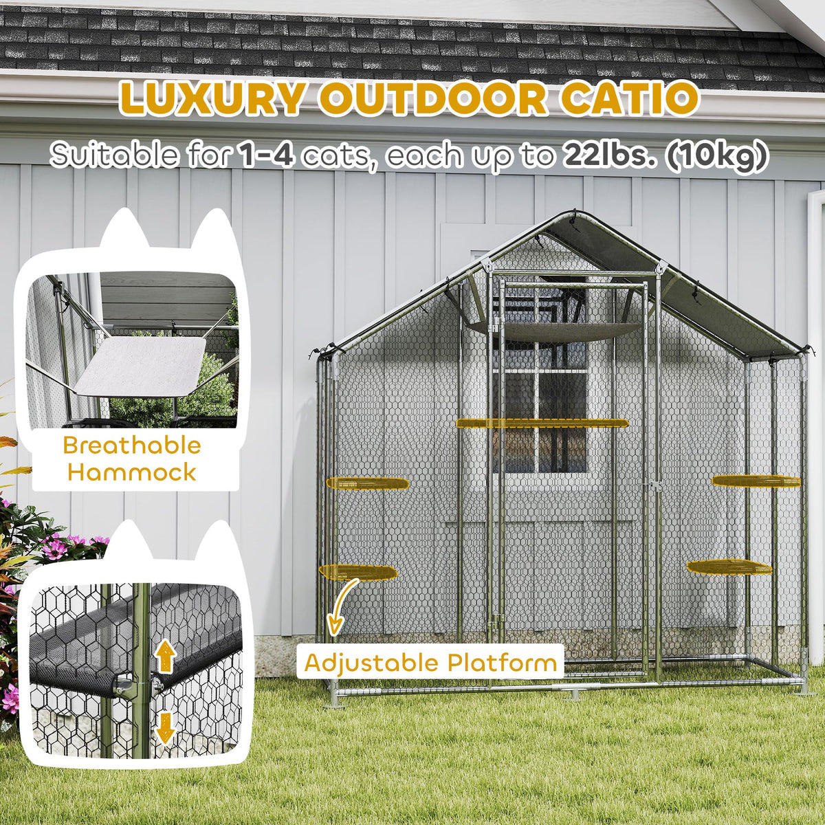 Large Outdoor Cat Enclosure P994