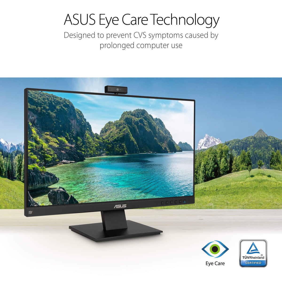 24 Inch 1080P Computer Monitor with Webcam R595