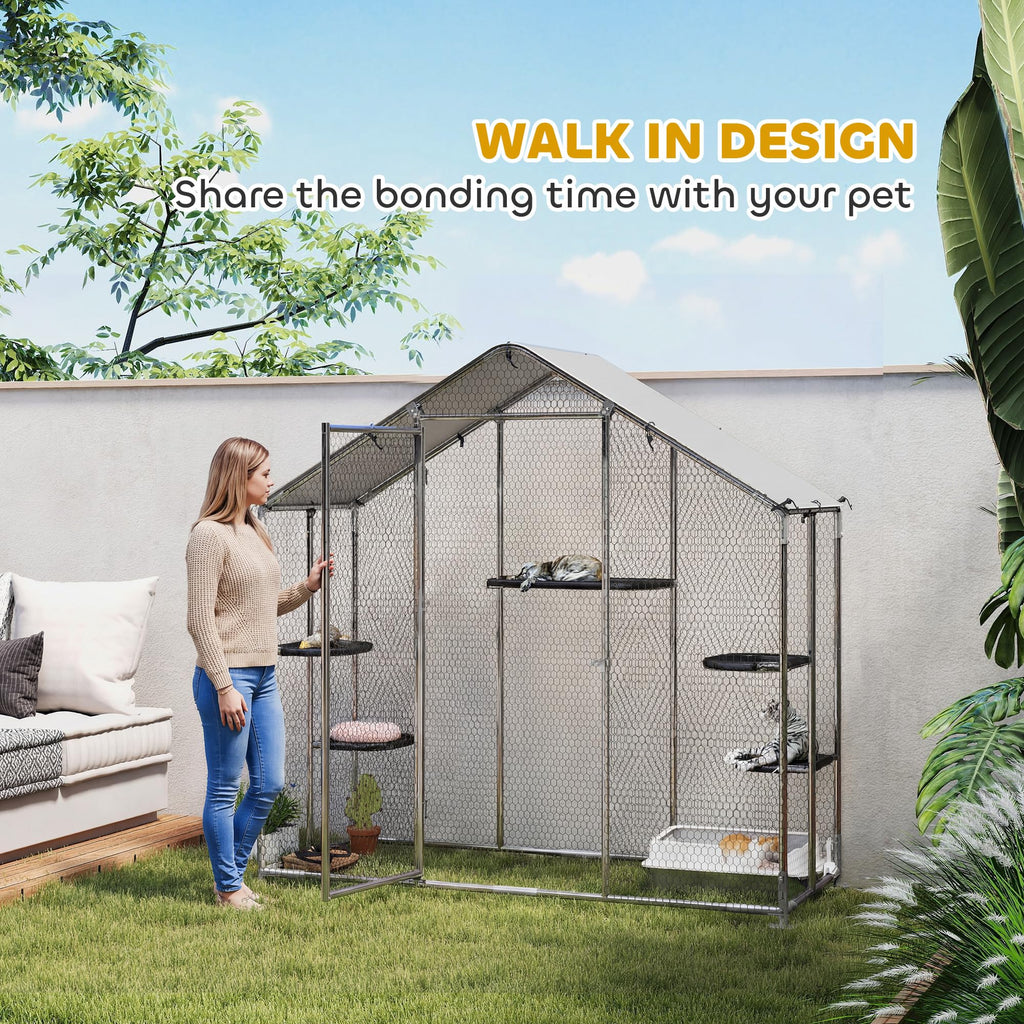 Large Outdoor Cat Enclosure P994