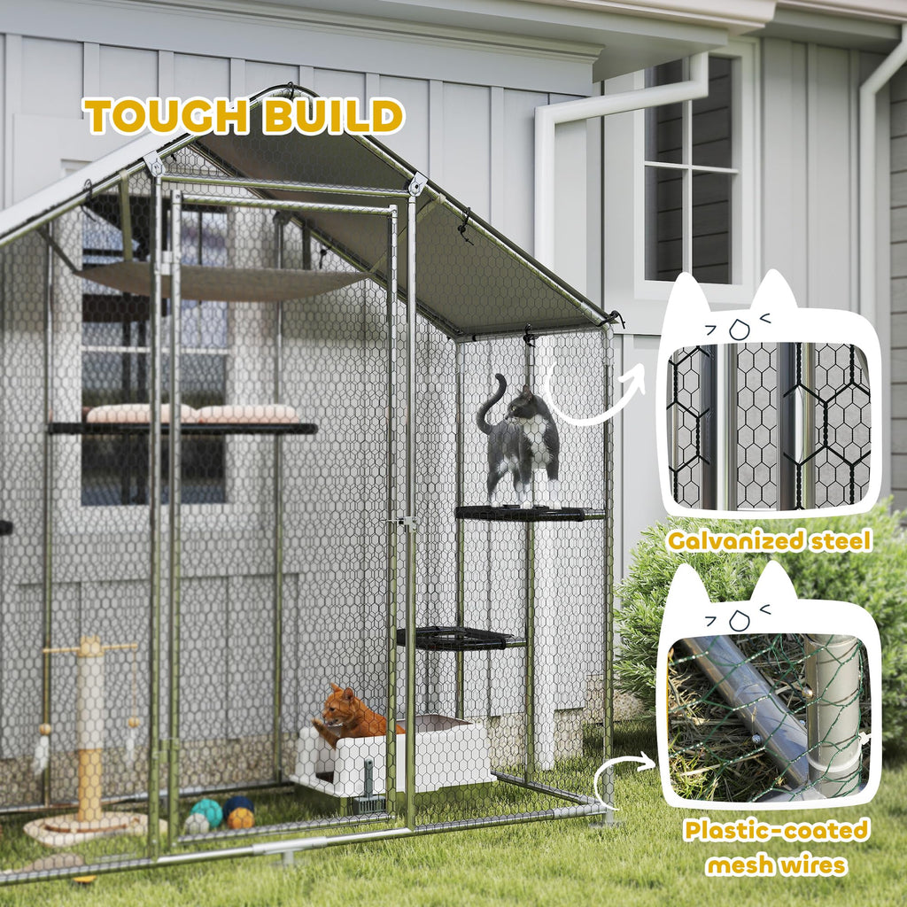 Large Outdoor Cat Enclosure P994