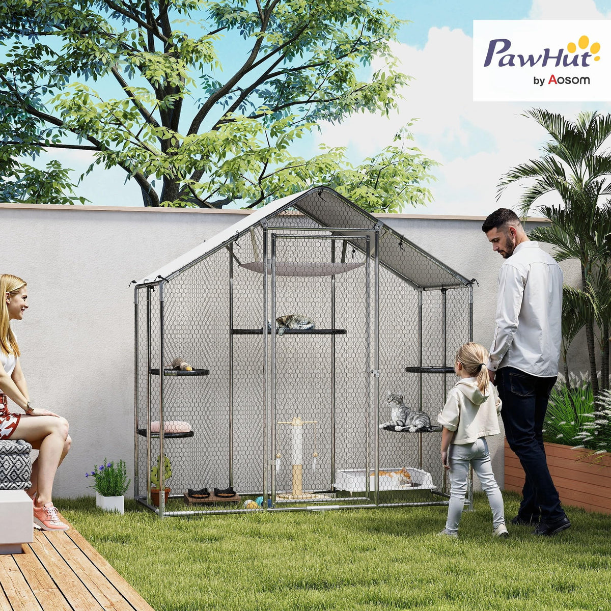Large Outdoor Cat Enclosure P994