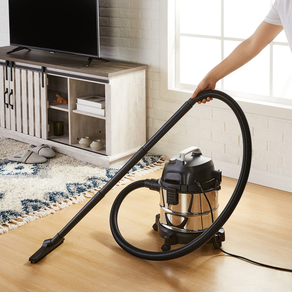 Wet Dry Shop Vacuum Cleaner 4 Gallon Stainless Steel X862