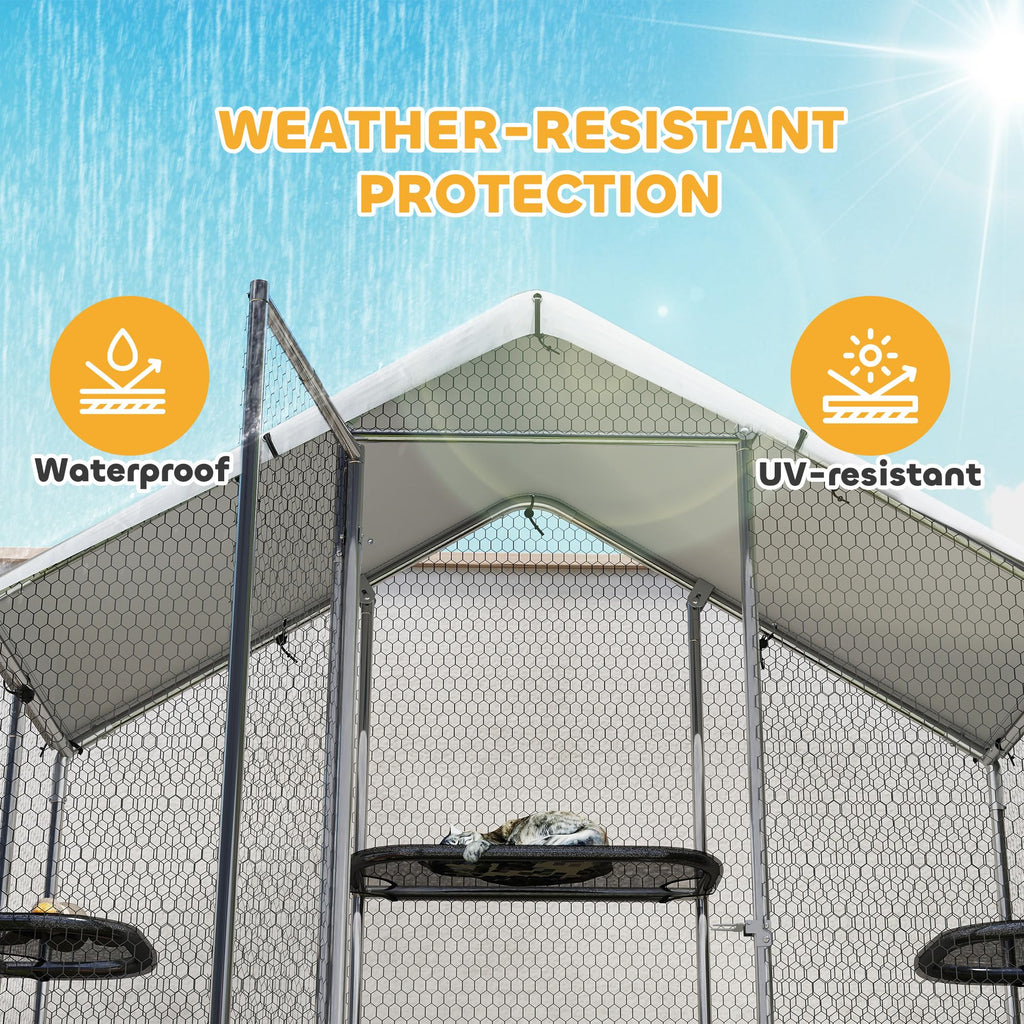 Large Outdoor Cat Enclosure P994