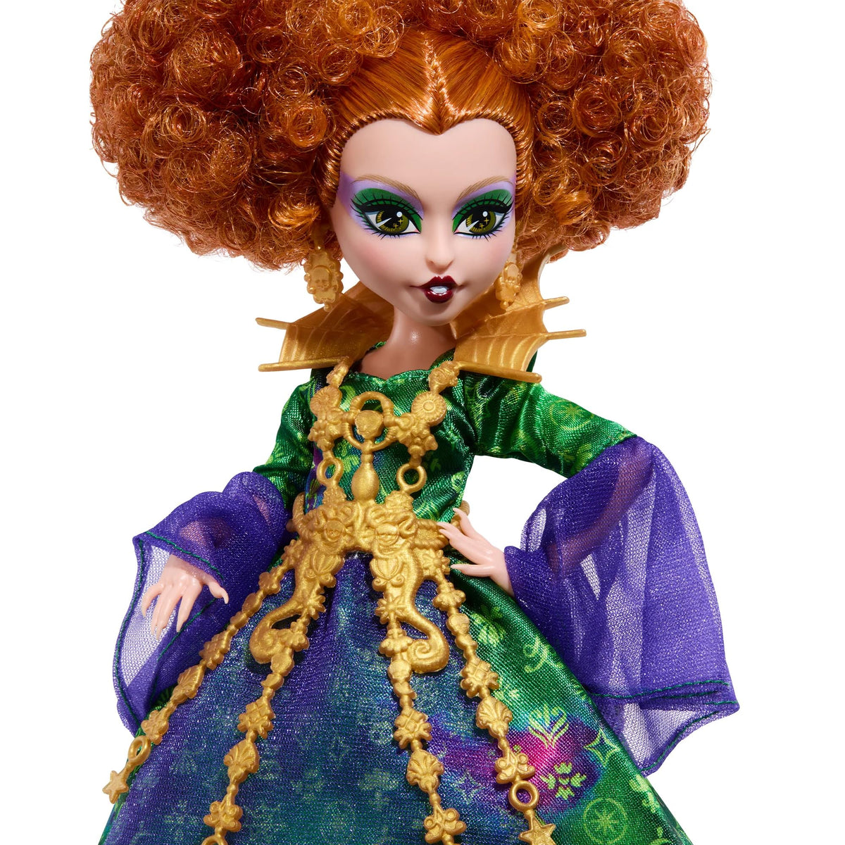 Dolls Set with Articulated Figures, Witchy Dresses, and Accessories N698