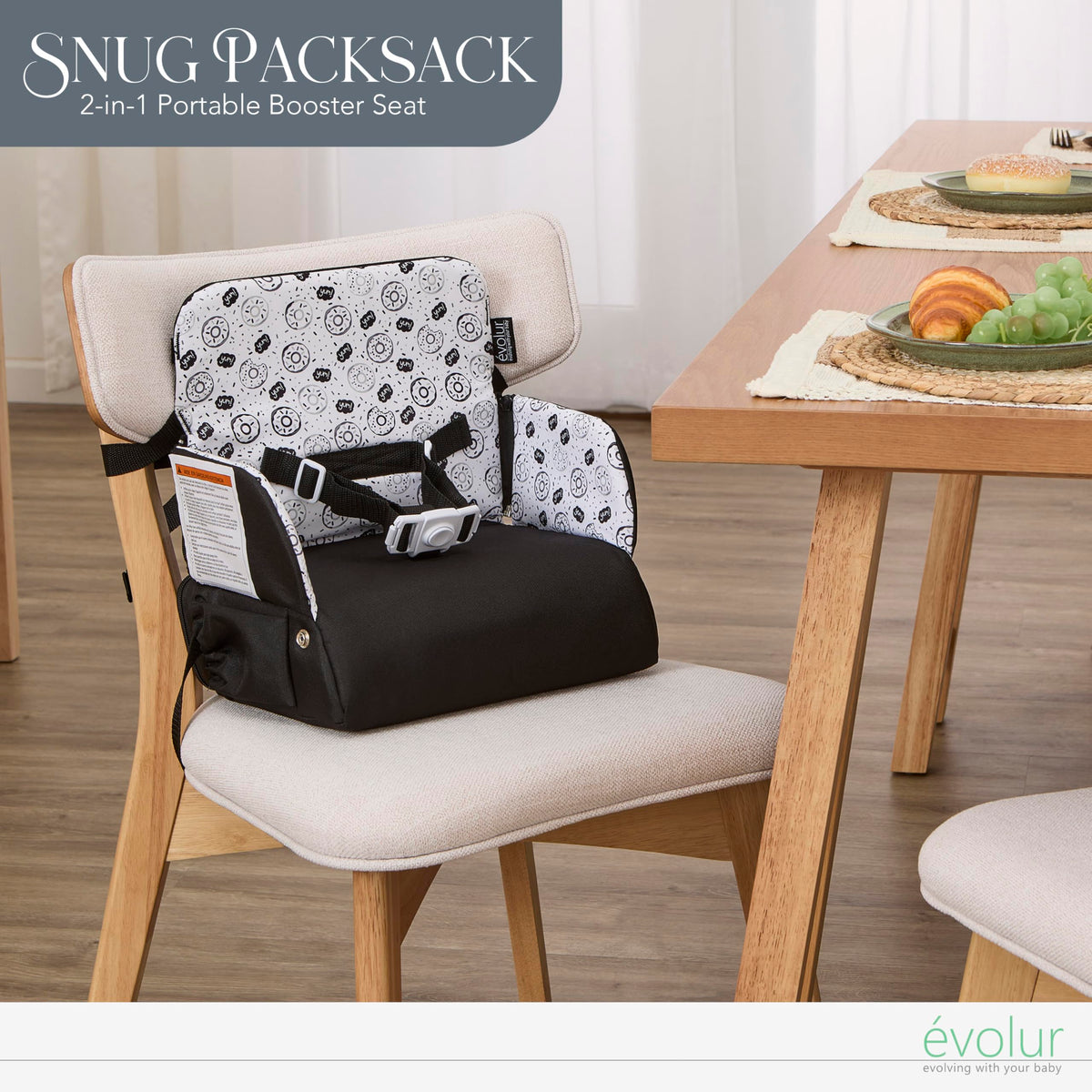 2-in-1 Portable Booster Seat and Travel Bag J371584