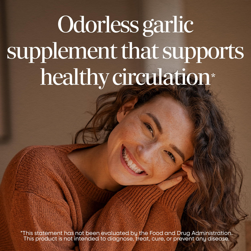 Odorless Garlic Tablets Vegan 180 ct A59772