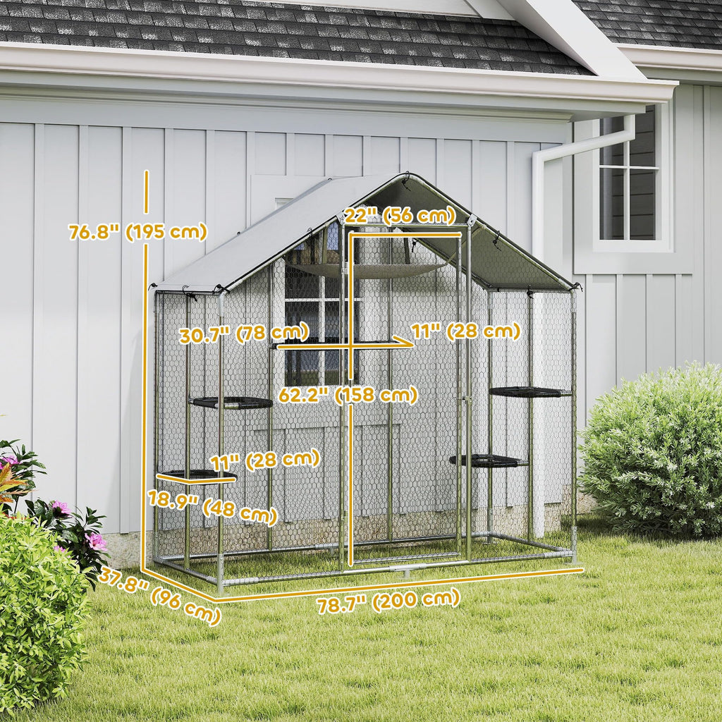 Large Outdoor Cat Enclosure P994
